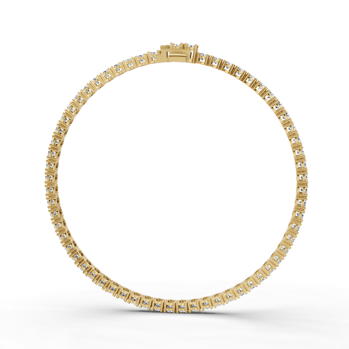 Lab Grown Diamond Straight-Line Tennis Bracelet