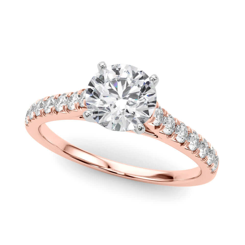 2 carat Round Diamond Engagement Ring