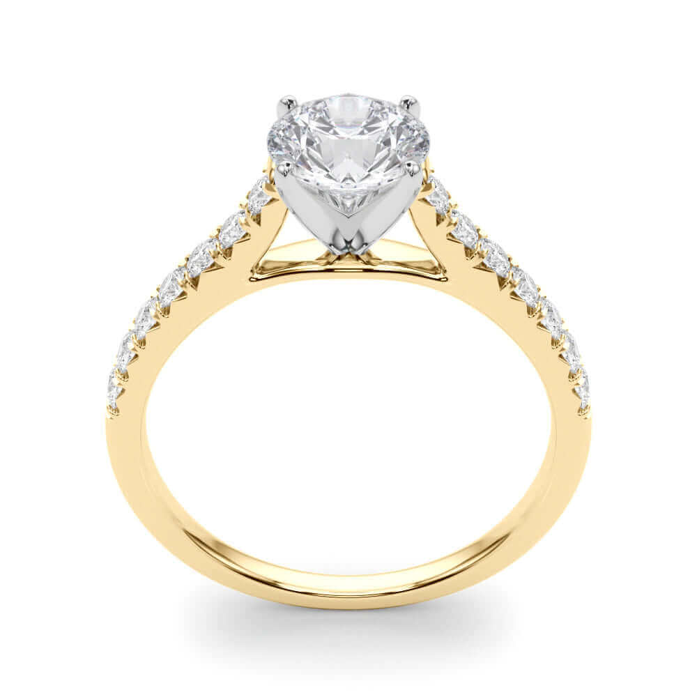 2 carat Round Diamond Engagement Ring