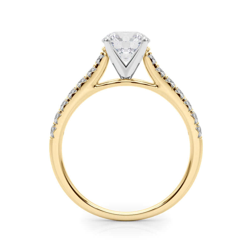 2 carat Round Diamond Engagement Ring