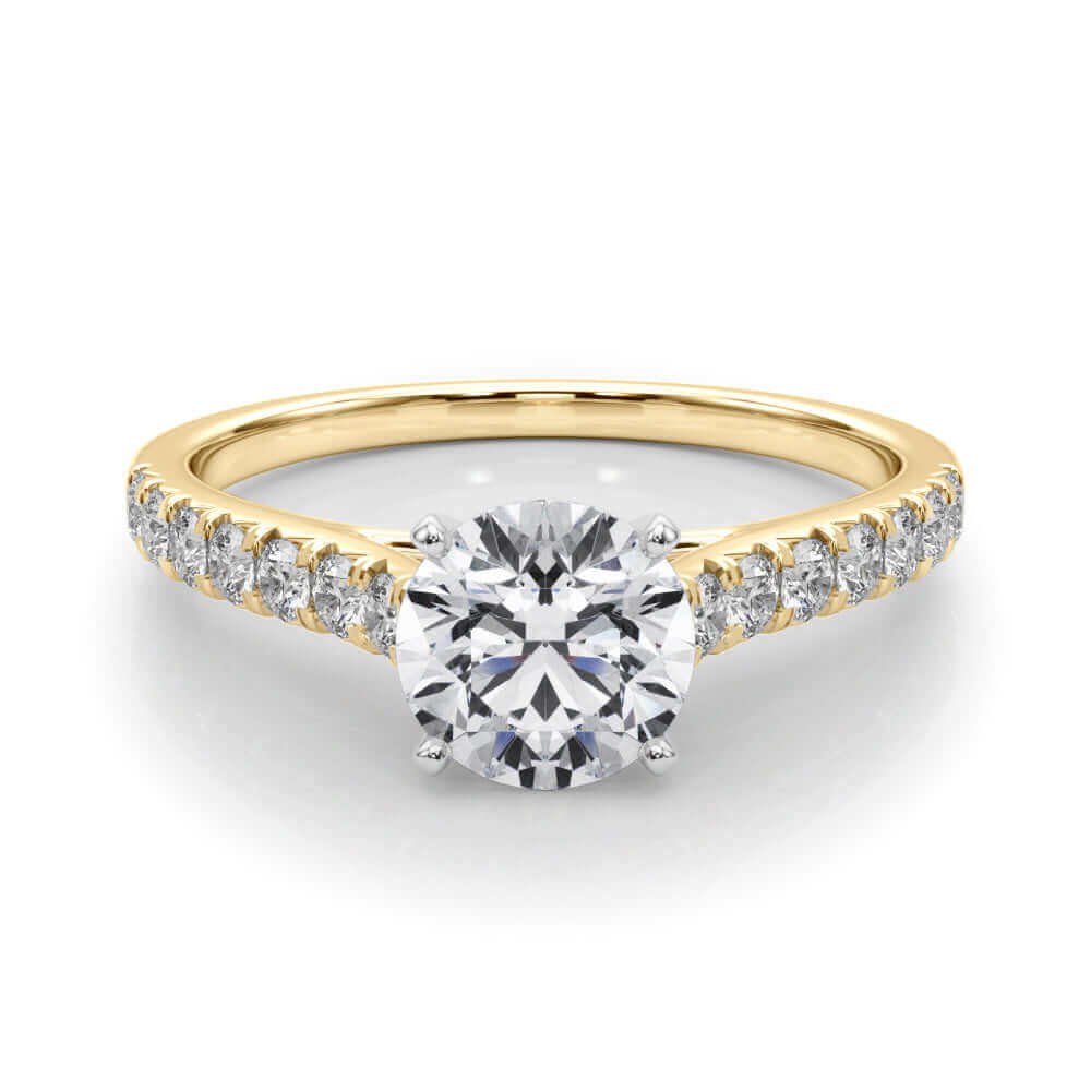 2 carat Round Diamond Engagement Ring