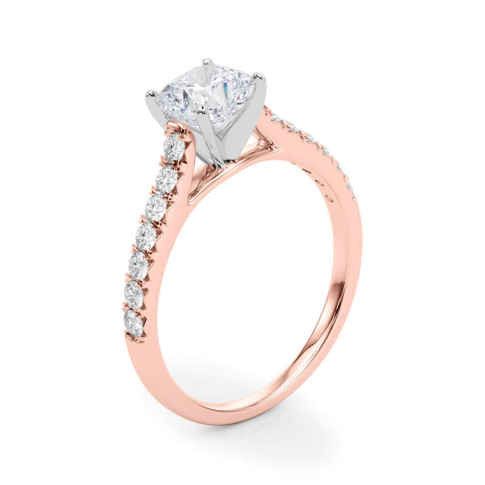 Cushion Diamond Engagement Ring