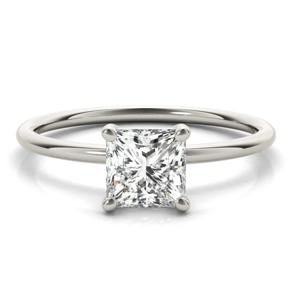 Solitaire Princess Diamond Engagement Ring