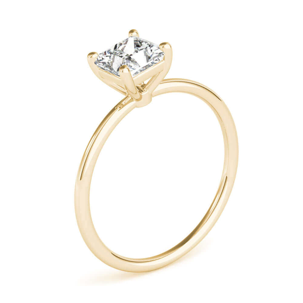Solitaire Princess Diamond Engagement Ring