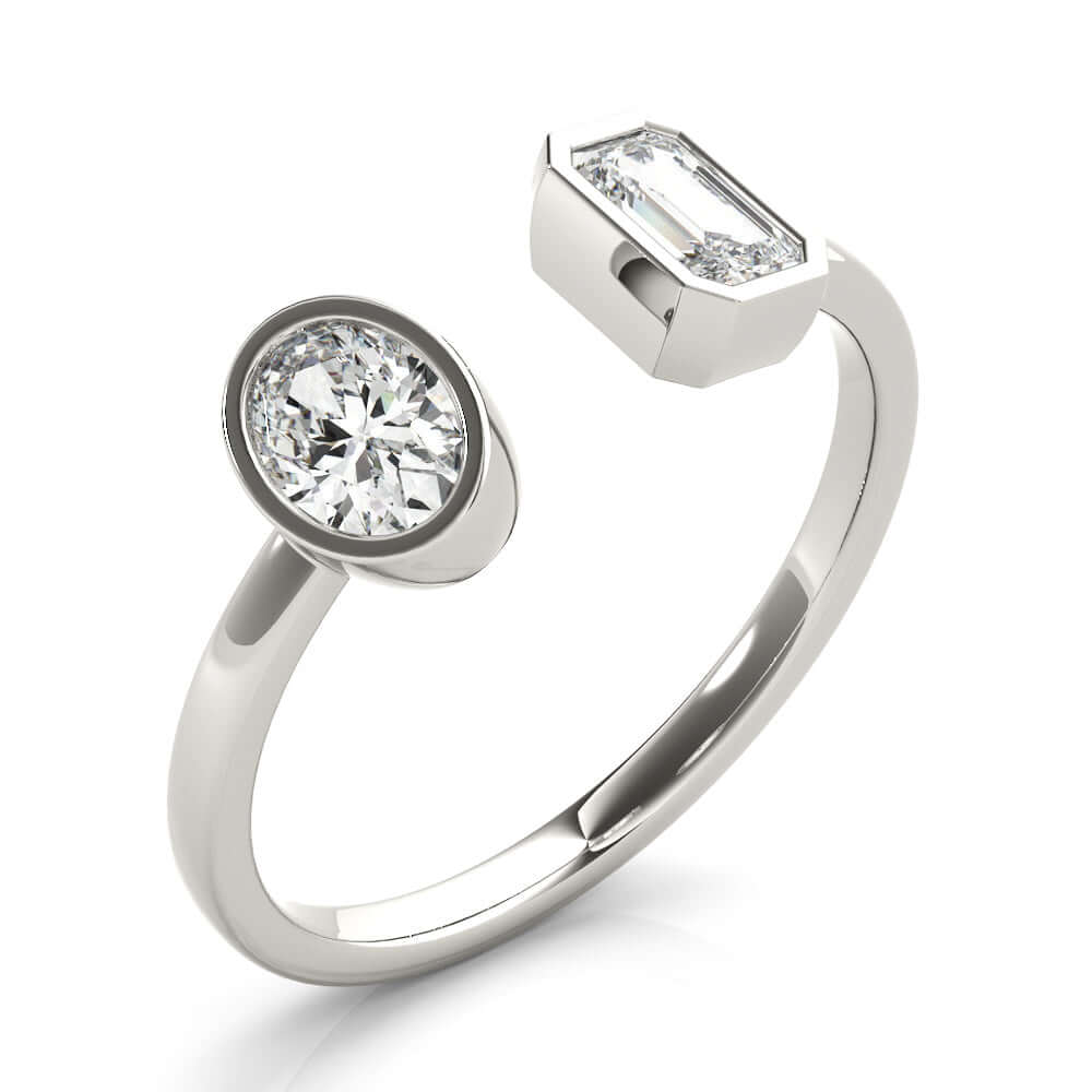 Emerald Cut Diamond Ring 