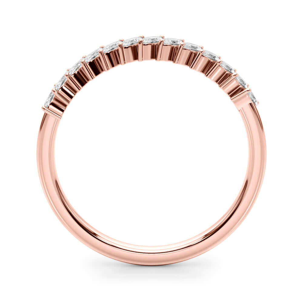 Marquise Diamond Wedding Band Ring