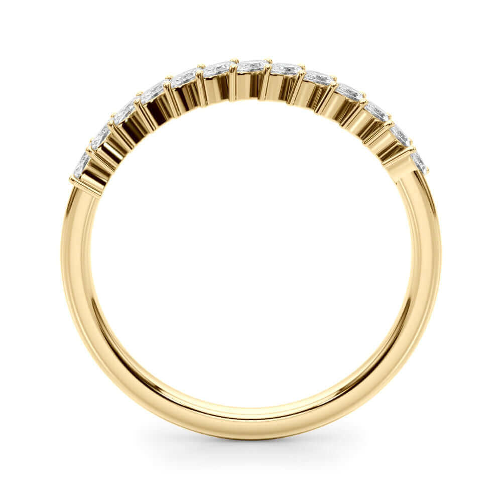 Marquise Diamond Wedding Band Ring
