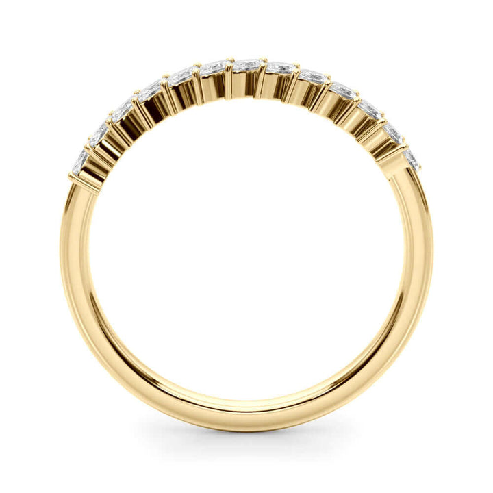 Marquise Diamond Wedding Band Ring