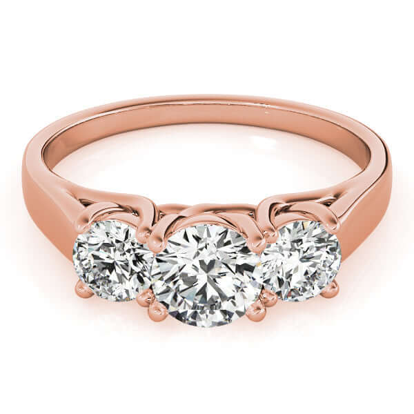 3 Stone Diamond Engagement Rings