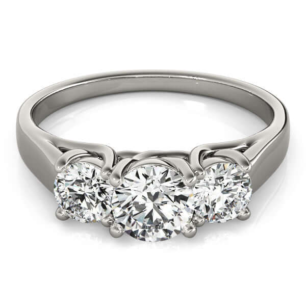 3 Stone Diamond Engagement Rings