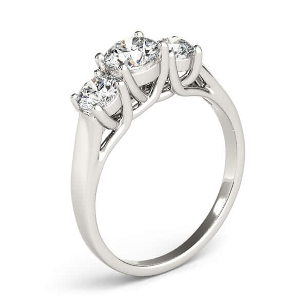 3 Stone Diamond Engagement Rings