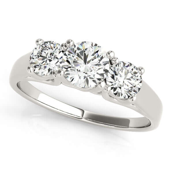 3 Stone Diamond Engagement Rings