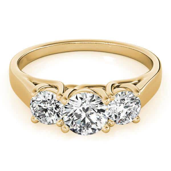 3 Stone Diamond Engagement Rings