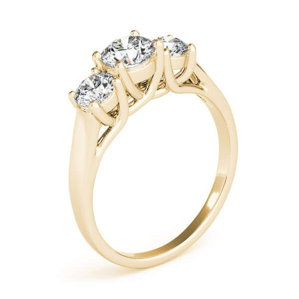 3 Stone Diamond Engagement Rings