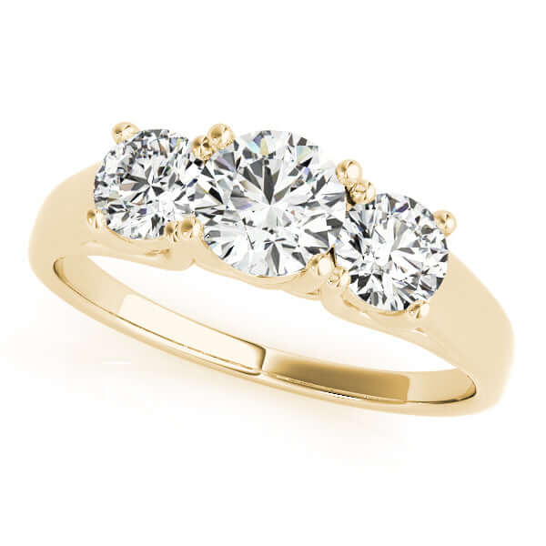 3 Stone Diamond Engagement Rings
