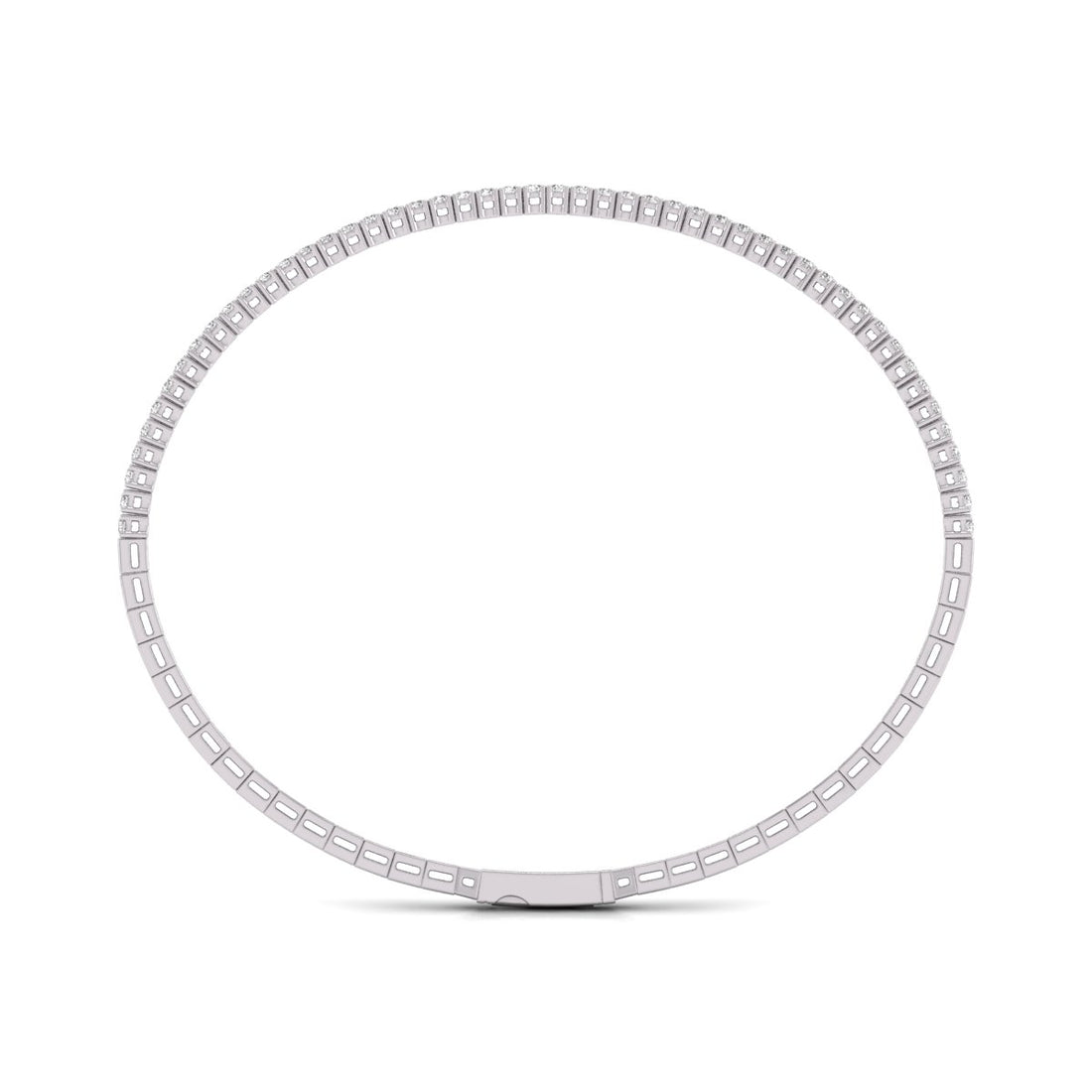 Flexible Lab Grown Diamond Bangle