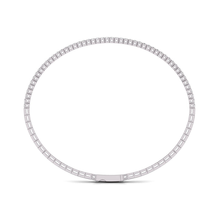 Flexible Lab Grown Diamond Bangle