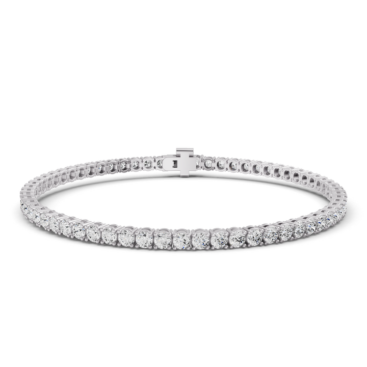 Lab Grown Diamond Straight-Line Tennis Bracelet