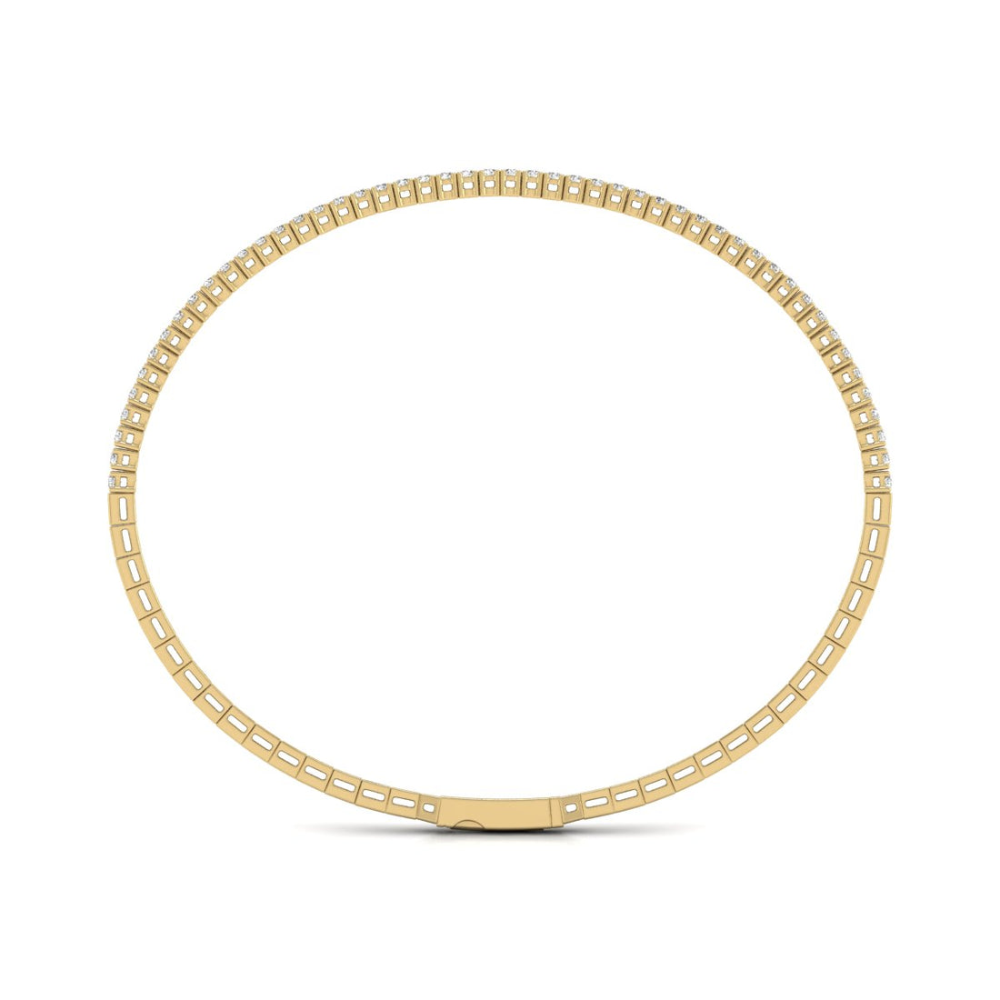 Flexible Lab Grown Diamond Bangle