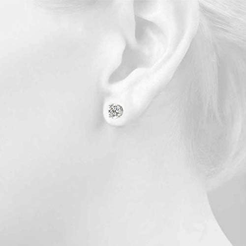 Round Lab Grown Diamond Earrings