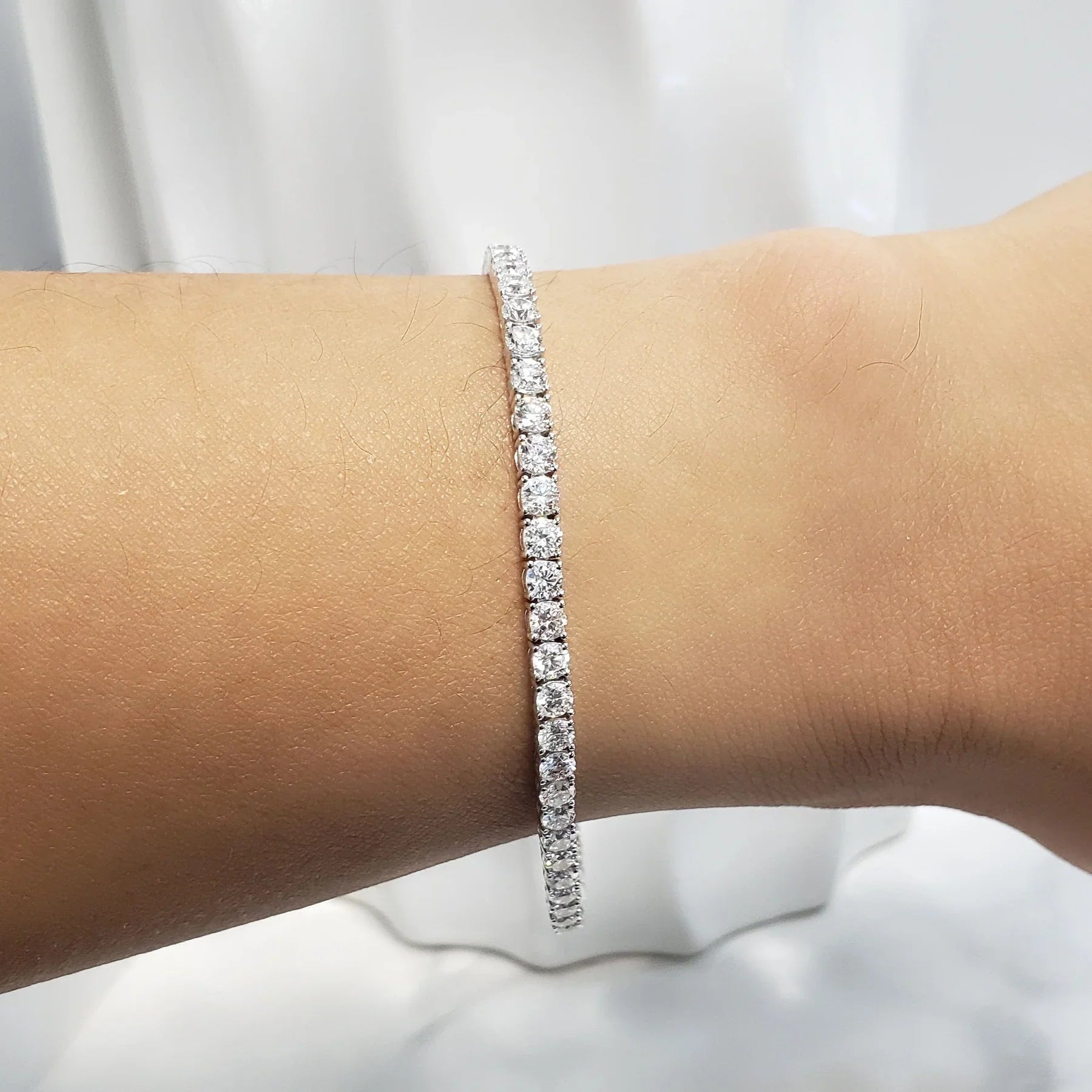 4 Carat Diamond Tennis Bracelet, 4 Carat Diamond Bracelet, Unique Diamond Tennis Bracelet, Unique Diamond bracelet