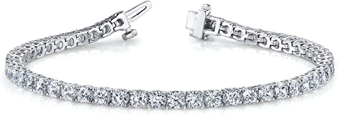 Certified Classic Diamond Tennis Bracelet 