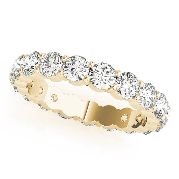 Wedding Band Diamond Eternity Band, Diamond Eternity Ring, 14K White Gold Diamond Eternity Band. Womens Anniversary Ring