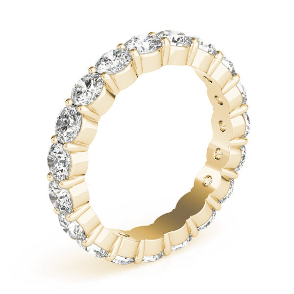 Wedding Band Diamond Eternity Band, Diamond Eternity Ring, 14K White Gold Diamond Eternity Band. Womens Anniversary Ring