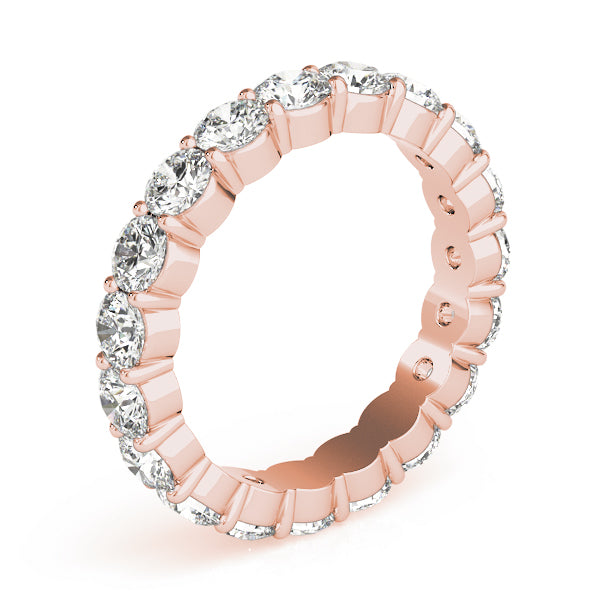 Wedding Band Diamond Eternity Band, Diamond Eternity Ring, 14K White Gold Diamond Eternity Band. Womens Anniversary Ring