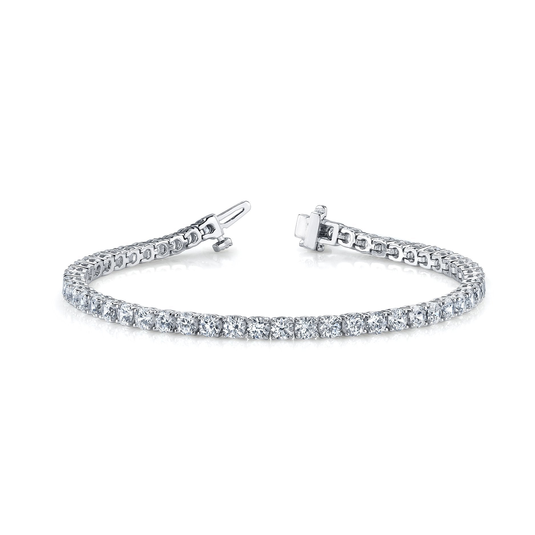 Classic Four-Prong 2.5 ct. tw. Lab-Grown Diamond Tennis Bracelet