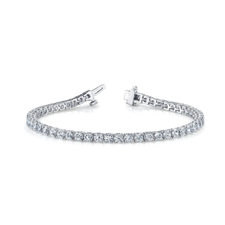 Classic Four-Prong 2.5 ct. tw. Lab-Grown Diamond Tennis Bracelet