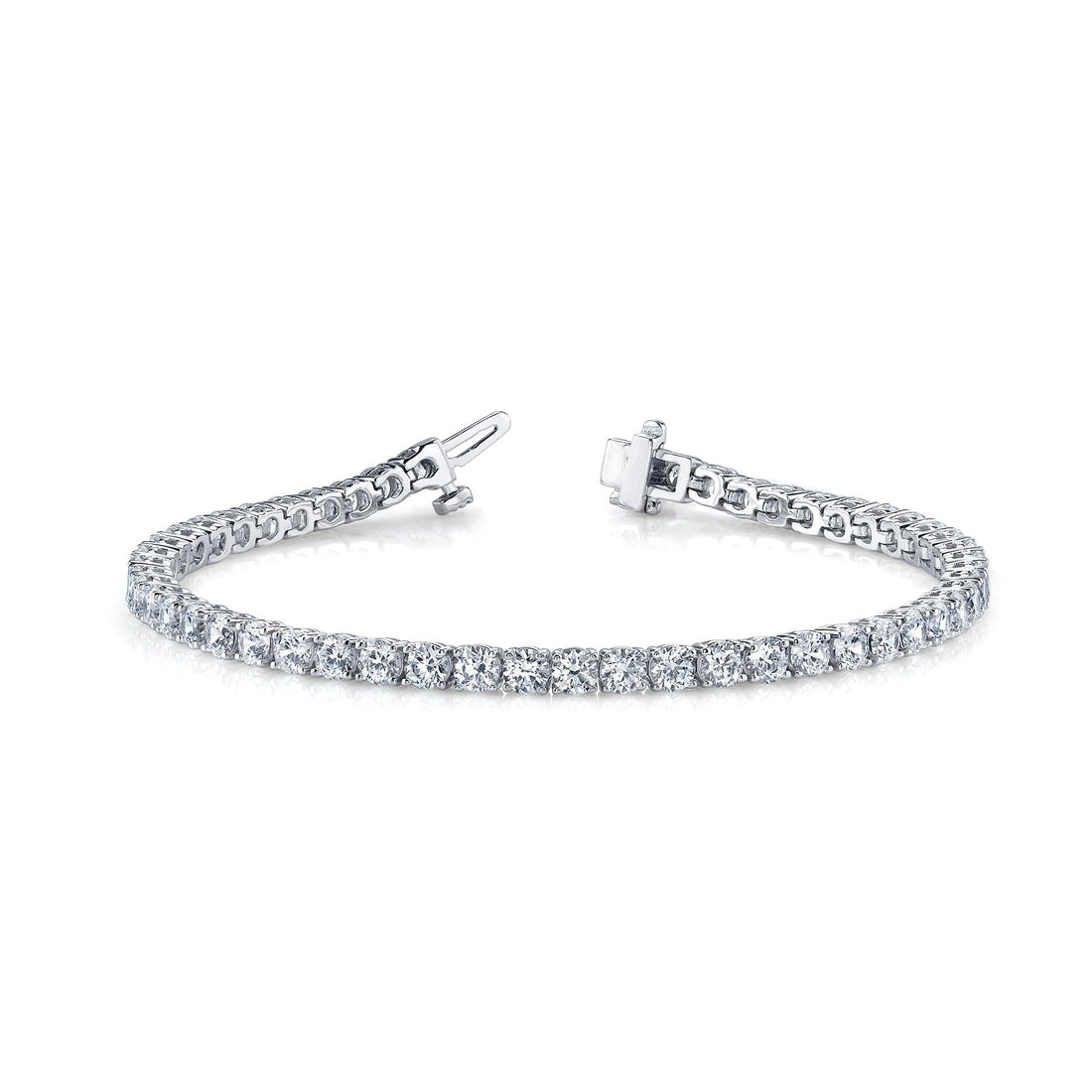Classic Four-Prong 3 ct. tw. Lab-Grown Diamond Tennis Bracelet