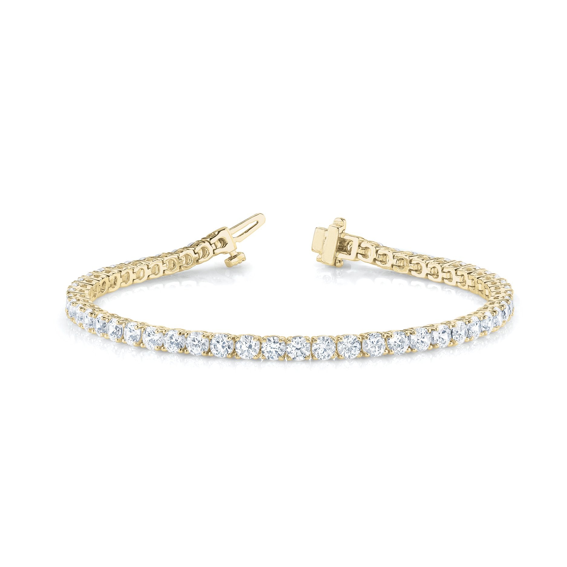 Classic Four-Prong 3 ct. tw. Lab-Grown Diamond Tennis Bracelet