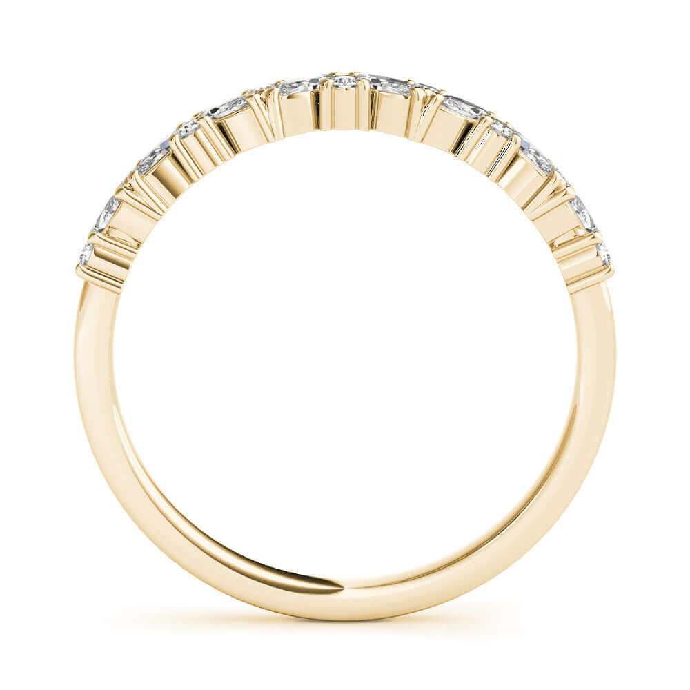 Marquise Diamond Wedding Band Ring