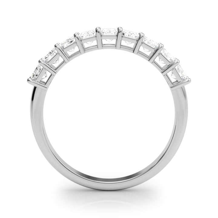 2 Carat Emerald Lab Grown 14K Diamond Nine Stone Anniversary Band for Women (F-G / VS-SI)