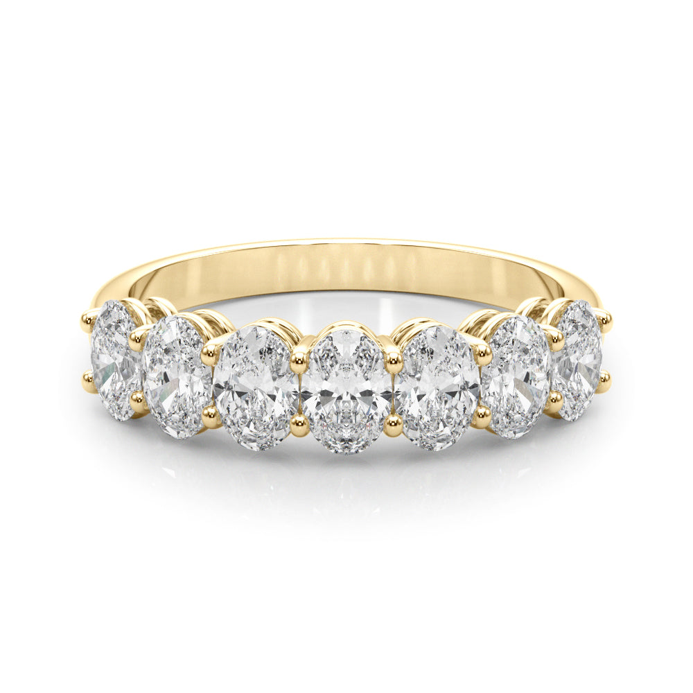 Gold Diamond 7 Stone Rings