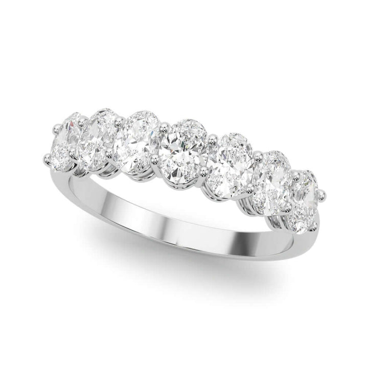 7 Stone Anniversary Band Ring